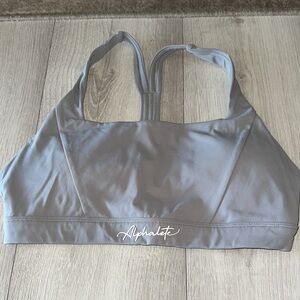Alphalete Charcoal Sports Bra
